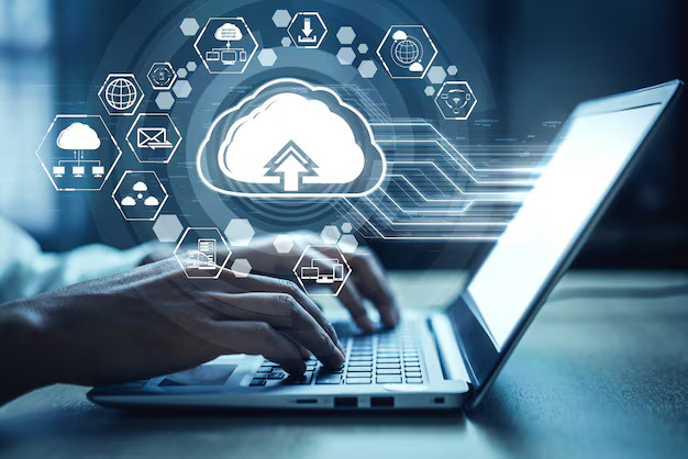 cloud computing technology online data storage business network concept 31965 13411